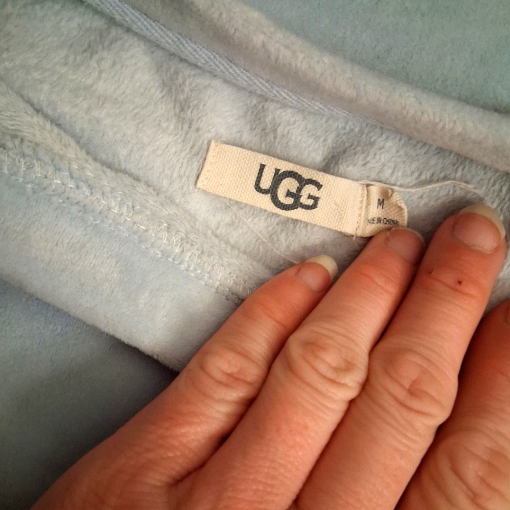 UGG Light Blue Fleece Top